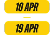 10 APR, 19 APR