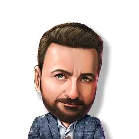 Daniel Negreanu Caricature