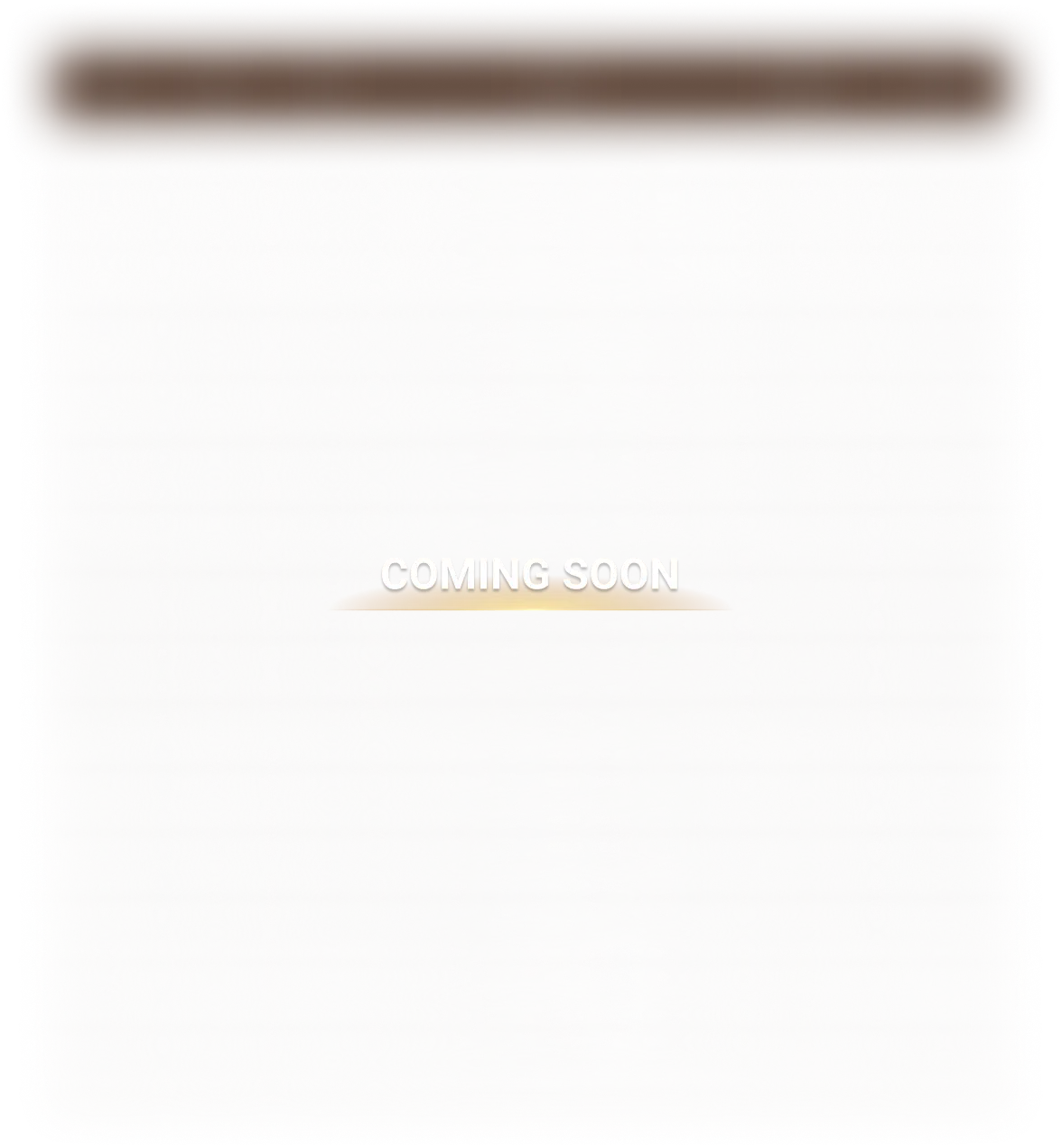 COMING SOON